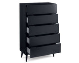 Langham 5 Drawer Chest - Anthracite