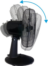 Igenix 12" Desk Fan Black