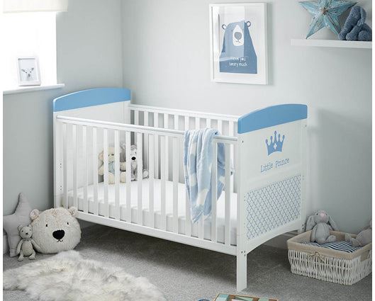 Little Prince Cot Bed + Fibre Mattress
