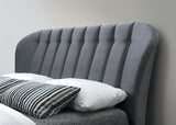 Elm King Bed - Grey