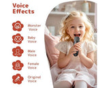 Mini Karaoke Machine with 2 Wireless Microphones and Portable Bluetooth Speaker