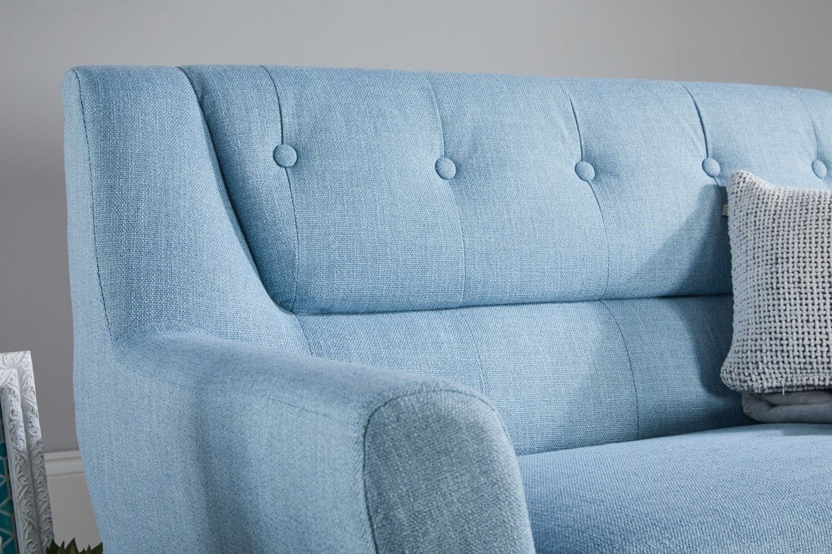 Landon Medium Sofa - Duck Egg Blue