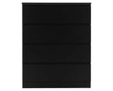 Marcus 4 Drawer Chest - Black