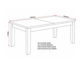 WINDSOR LARGE EXTENDING DINING TABLE - NATURAL OAK