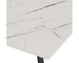 MARLOW COFFEE TABLE - WHITE MARBLE EFFECT