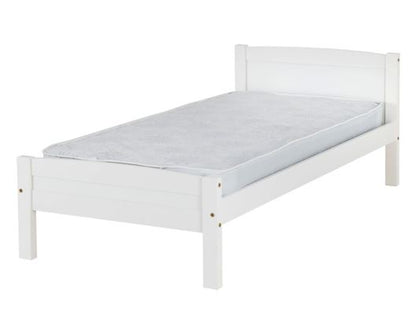 Amber Single Bed - White