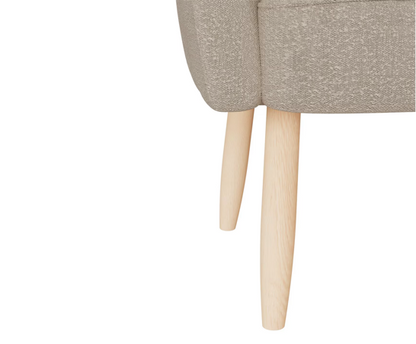 Finlee Boucle Chair- Natural Stone