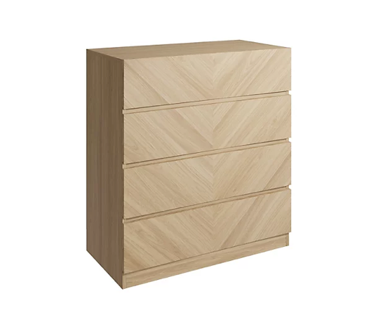 Ciaro 4 Drawer Chest- Euro Oak