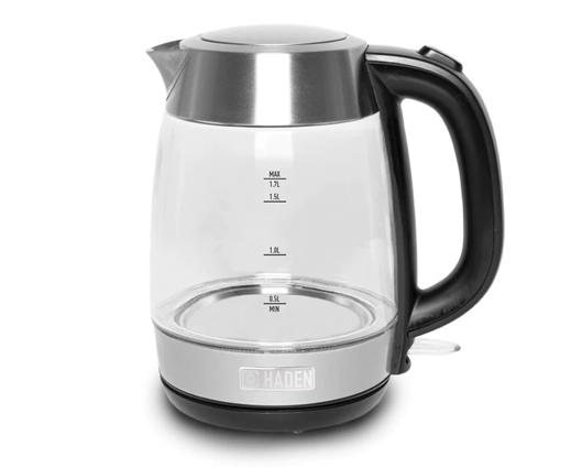 Haden Guildford 1.7L Glass Kettle