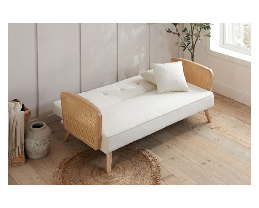 Mila Sofa Bed - White