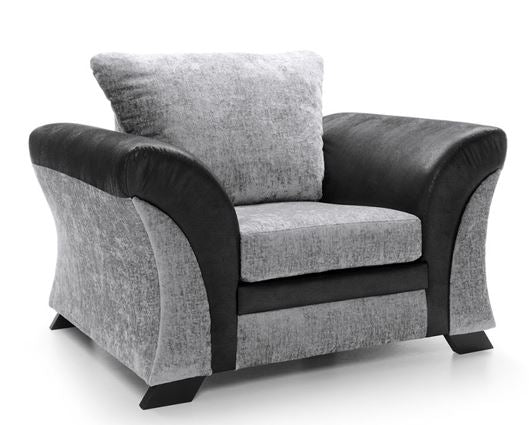 Francisco Armchair - Black & Charcoal