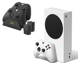 Xbox Series S 1TB Console with Twin Charging Dock with 2x Rechargeable Battery Packs