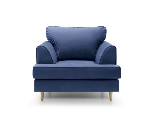 Hollie Armchair - Oxford Blue