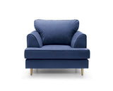 Hollie Armchair - Oxford Blue