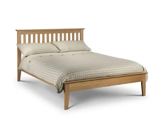 Salerno Shaker Double Bed - Oak