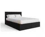 Double End Lift Ottoman Bed - Black