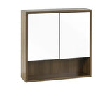 Hampshire Mirrored Bathroom Wall Cabinet Walnut