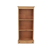 Corona low narrow bookcase