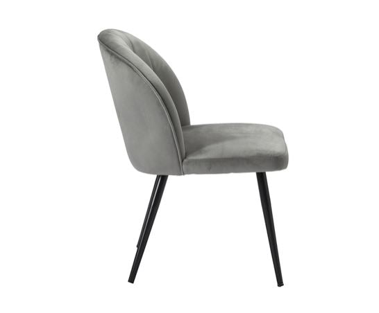Octavia Dining Chair Grey (Pair)