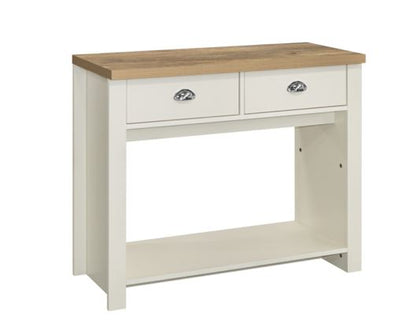 Harper 2 Drawer Console Table - Cream