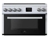 New World NWDO60CW 60cm Double Cavity Electric Cooker with Ceramic Hob