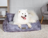 Kensington Box Bed Grey - Extra Large