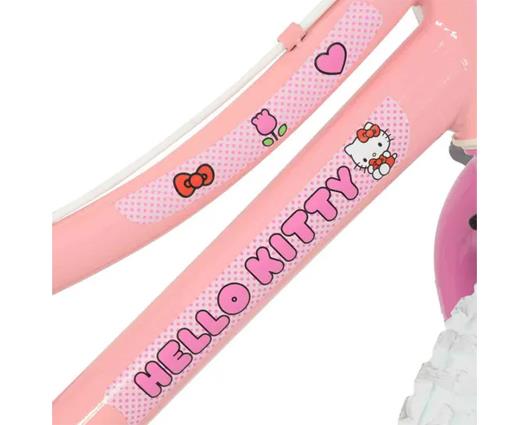 Hello kitty 14" Bike With Squishle Backpack and Tassels