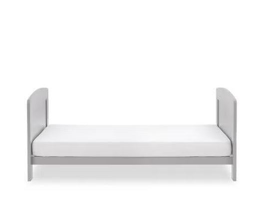 Grady Cot Bed + Fibre Mattress - Warm Grey