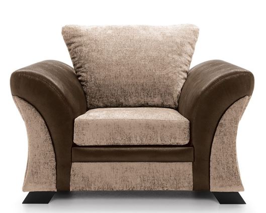 Francisco Armchair - Brown & Beige