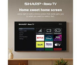 SHARP Roku TV 24" Smart HD Ready HDR LED TV