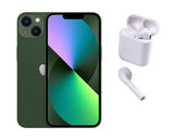 Refurbished Apple iPhone 13 Green with Wireless Headphones