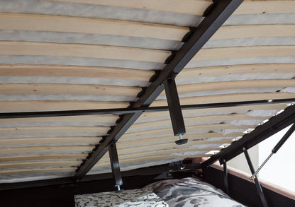 Pettine End Lift Ottoman King Bed - Blush Pink