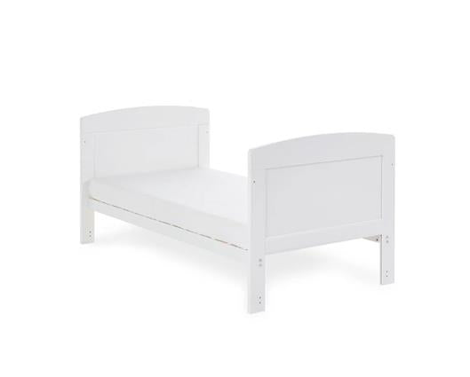 Grady Cot Bed & Under Drawer - White