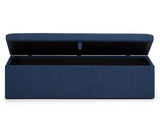 Stanford Blanket Box - Blue