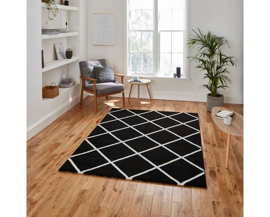 Gianni Black/White - 120cm x 170cm