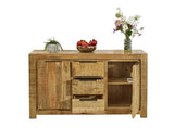 Sutton Solid Wood Large 2 Door 3 Drawer Sideboard