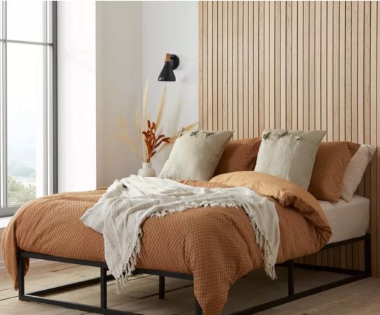 Soho Metal Platform Double Bed - Black