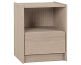 PARIS 1 DRAWER BEDSIDE - SMOKED ASH EFFECT