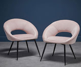 Londyn Dining Chair (Pair)- Pink