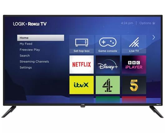 LOGIK L40RFE23 Roku TV 40" Smart Full HD HDR LED TV