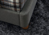 Stockholm Small Double Bed - Grey