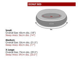 Ellen Donut Bed Tan - Medium