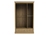 Dagwood 3 Door 2 Drawer Wardrobe Oak