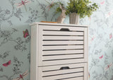 Ben 3 Tier Shoe Cabinet-White