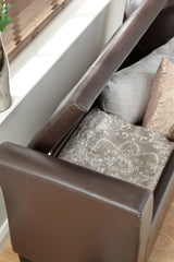 Vanessa Window Seat-Brown