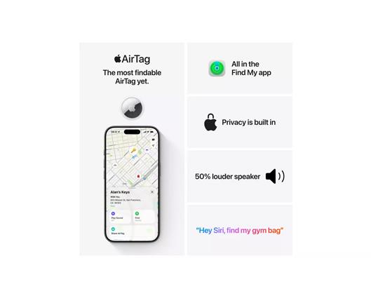 Apple AirTag (2nd-gen, 1 Pack)