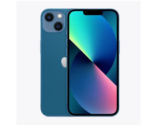 Refurbished Apple iPhone 13 Blue with Wireless Headphones