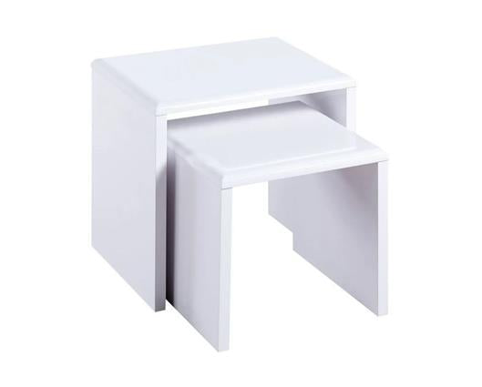 Empire High Gloss White Nest Of Tables