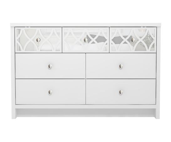 Arlo 3+4 Drawer Chest- White