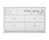 Arlo 3+4 Drawer Chest- White